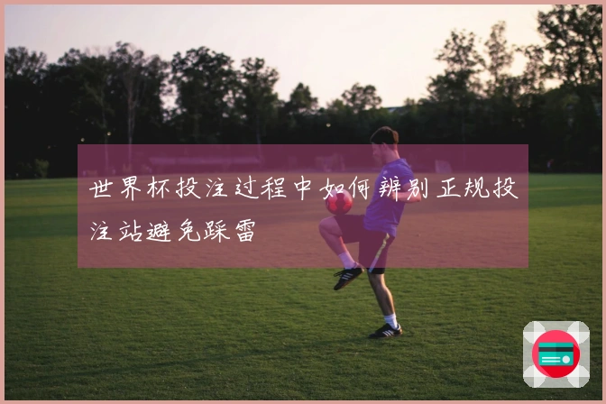 世界杯投注过程中如何辨别正规投注站避免踩雷